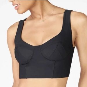 Fabletics Charolette Low-Impact Sports Black Bra Size Small